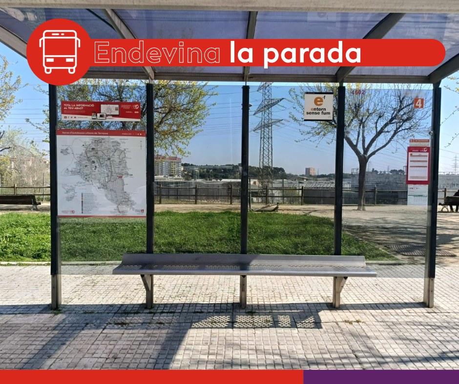tmesa_bus's tweet photo. 🕵️‍♂️🚍 A quina parada correspon aquesta imatge? 👀📸
Pista: el seu nom coincideix amb el d’un riu… 🌊😉 Tens clar on és?
#BusTerrassa #TMESA #Mobilitat #TransportPublic https://t.co/AAoDeosUwe