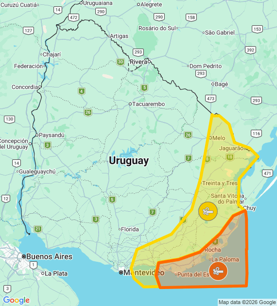 Instituto Uruguayo de Meteorología tweet media