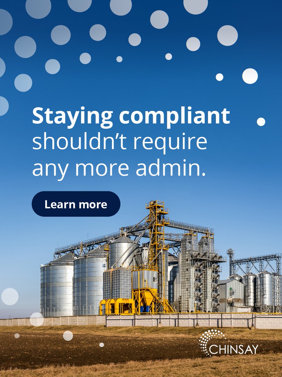 ChinsayAB's tweet photo. 🛡 Staying compliant shouldn’t require more admin.

Chinsay’s automated checks and approvals, combined with defined audit trails, ensure every contract meets your standards - by design, not by exception.

Learn more: https://t.co/iXKa8IpKds

#agriculture #commodities https://t.co/1Wy6eiEuml