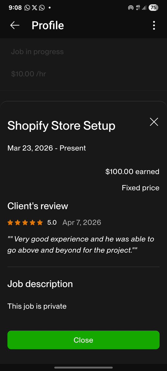 MrSheriffTaiwo's tweet image. I recently finished a Shopify setup for a client in Texas, and he left a 5-star review for the project aliamdullahi. That felt good, but what happened next is why I love this work.
​Because he is running a dropshipping store with a mission to support Autism projects, I wanted to