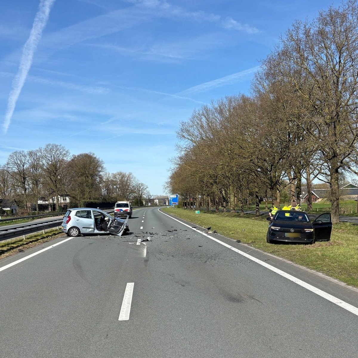 Ongeval op de N35 Almelo richting Zwolle