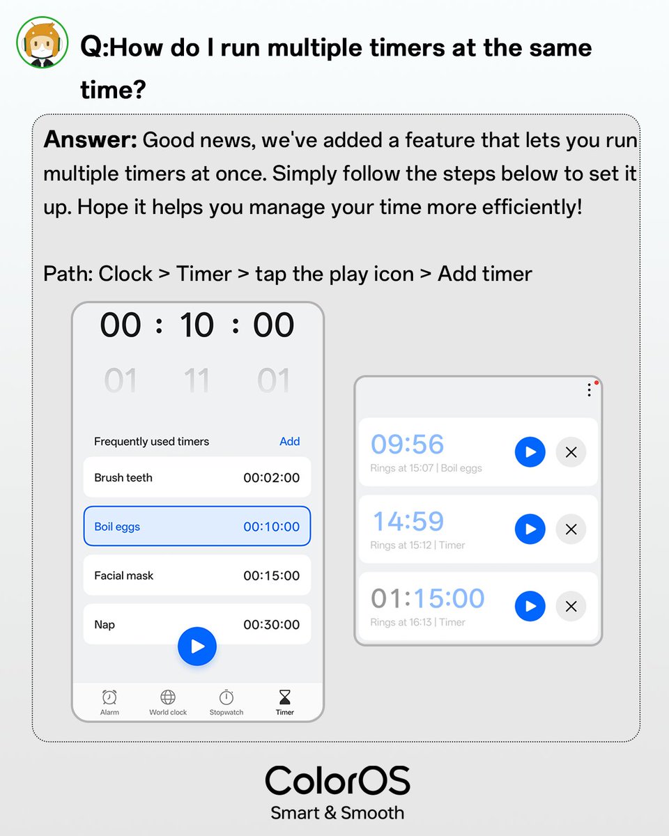 colorosglobal's tweet image. Life is full of questions.
We answered a few about ColorOS. Join the conversation: community.oppo.com/thread/2078497…

#OPPOColorOS16 #MoreColorEveryMonth