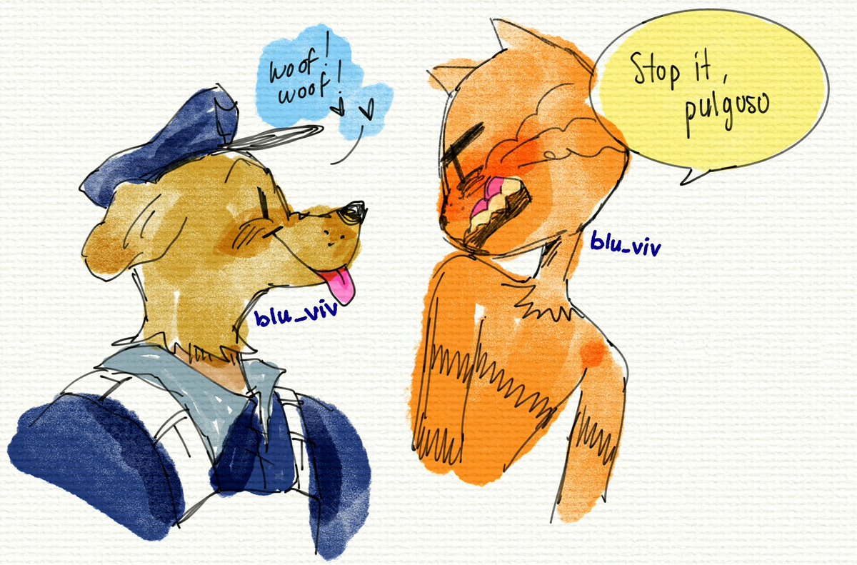 Blu_Viv_'s tweet image. &amp;lt;3 #detey #petey #dogman #dogmanxpetey #peteyxdogman #furryart #furry