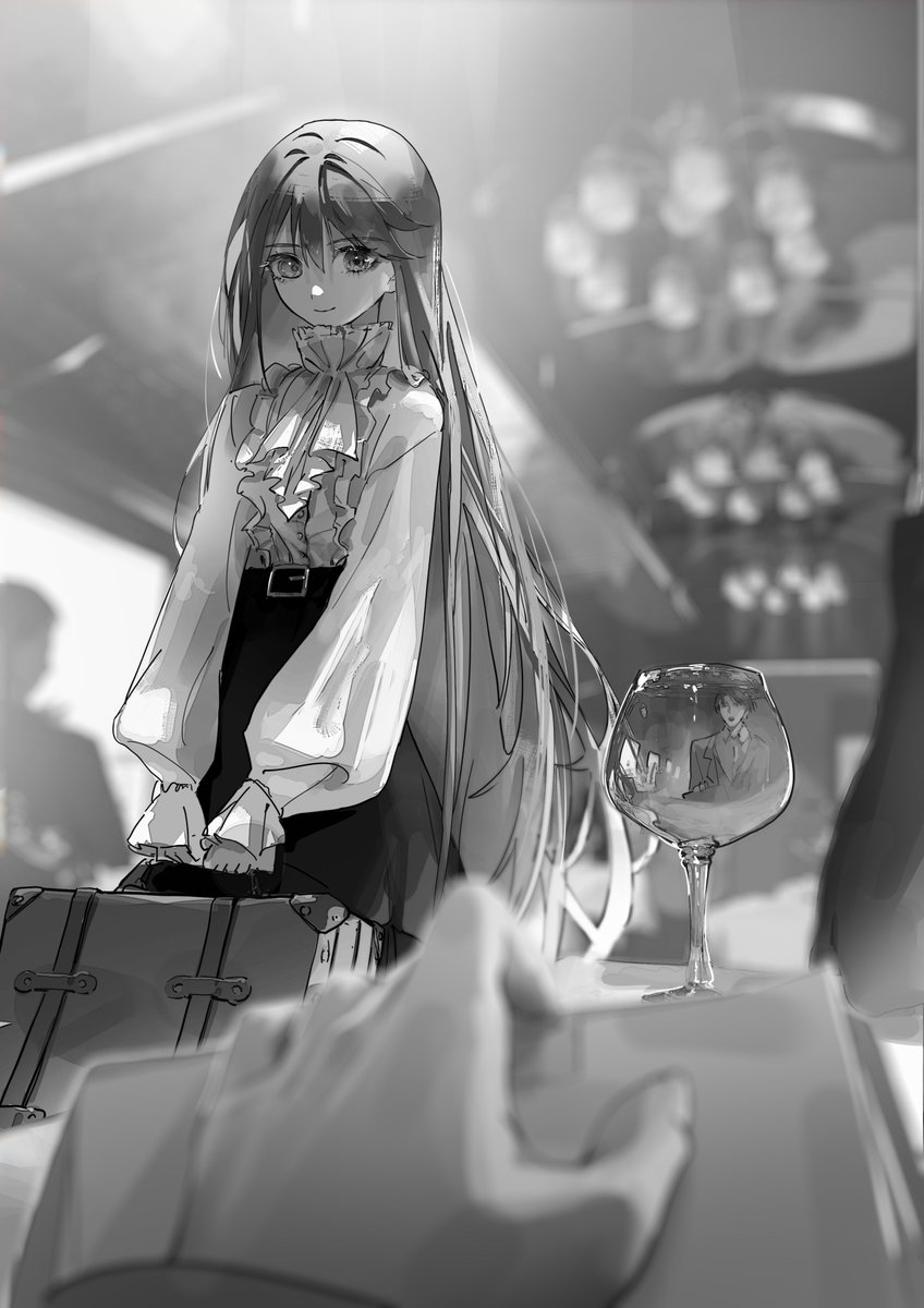 henshu_mimi's tweet photo. 魂が読める少女・クロニカと、金が全ての詐欺師の出会いのシーン。
Roitz先生の書き込みが美しい1枚……！ https://t.co/IUhAmKmskz