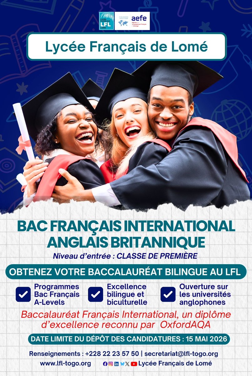Lycée Français de Lomé tweet media