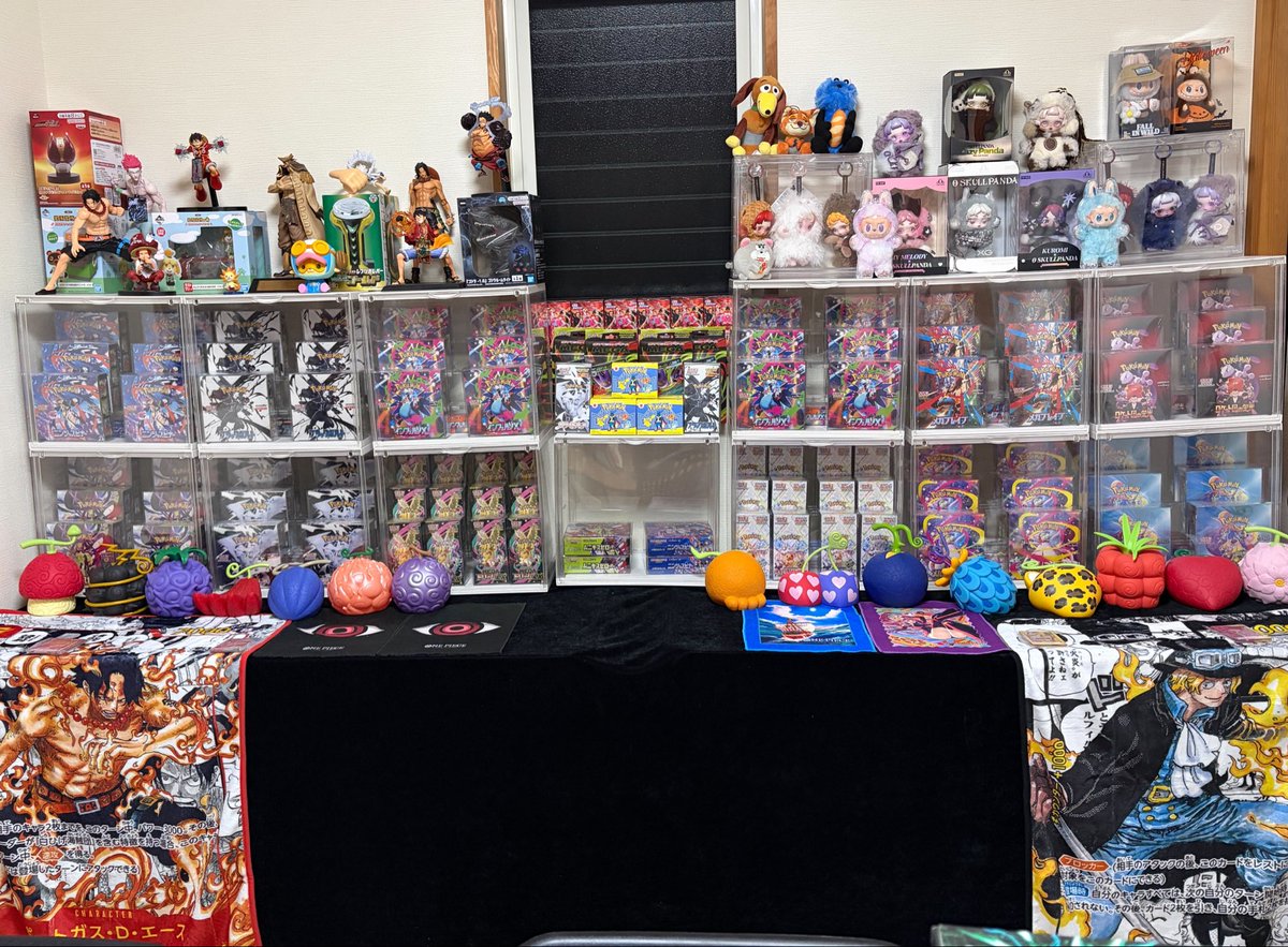 pnpc_hmhm's tweet photo. まだ引越し途中なのに旦那のオタク部屋だけ完成していく、、、 https://t.co/c3zJl6CU5P