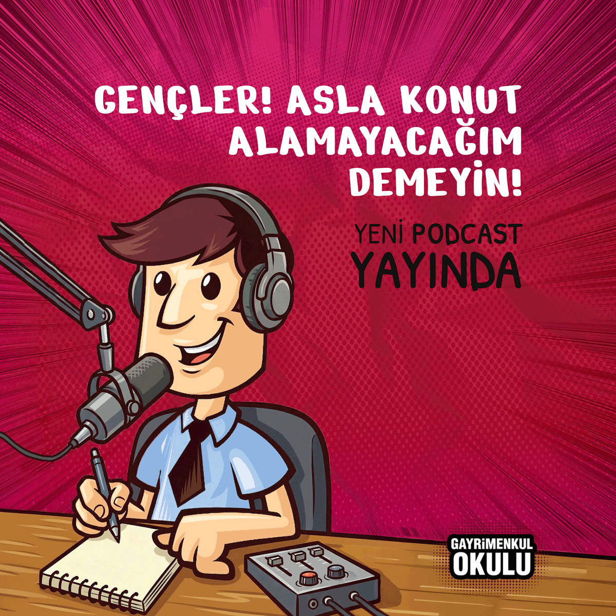 Gençler! “Asla konut alamayacağım” demeyin.
Doğru bilgi ve stratejiyle konut sahibi olmak hâlâ mümkün.
🎙️ Yeni podcast yayında!
Yatırım felsefesini ve istikrarı konuşuyoruz.
Detaylar için dinleyin 👇
  bit.ly/4vgKym3
Spotify hesabımıza göz atabilirsiniz.