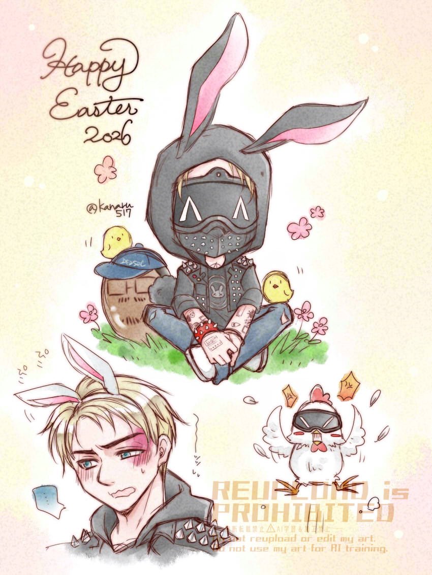 5日に全然間に合わなかったけどイースターのらくがきです。
#Fanart
#WatchDogs2