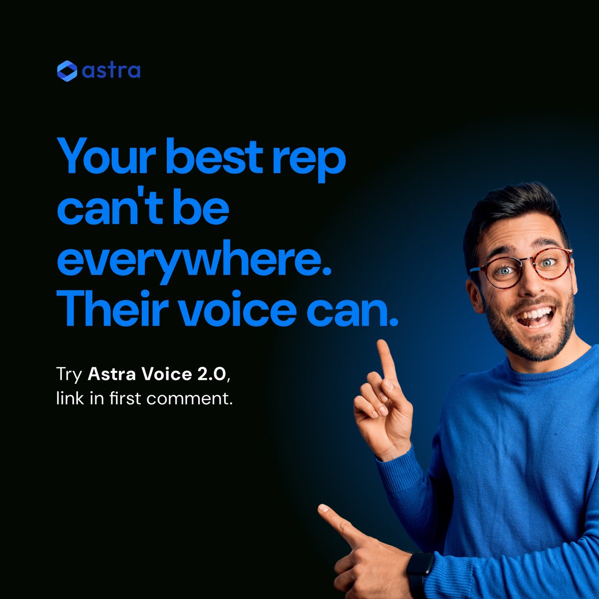Wati_io's tweet image. Try Astra Voice 2.0 free now, link in the first comment

#AstraVoice #VoiceCloning #VoiceAI #WhatsappAI #Wati
