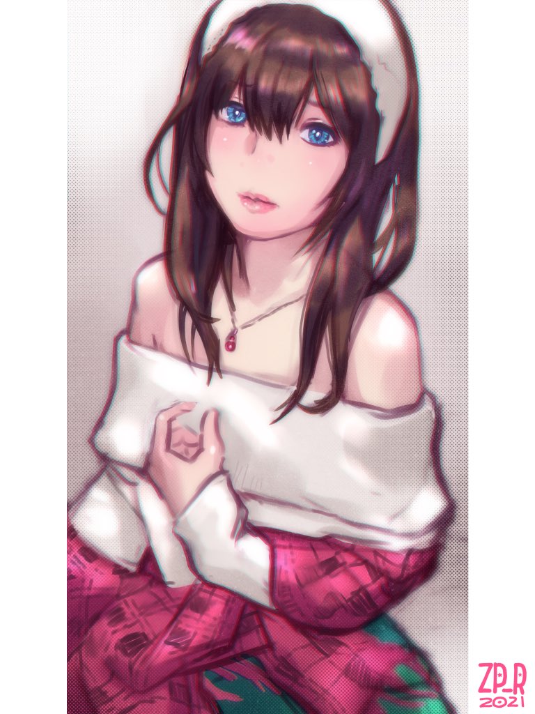 @EndlessUzumaki 過去の絵だけど、好きなコスプレイヤーさんの模写 