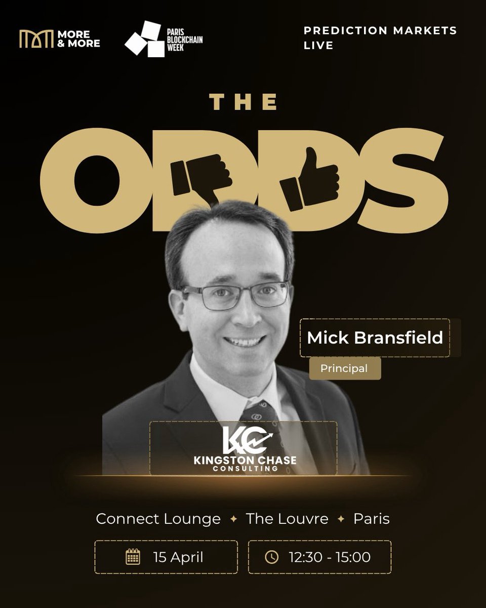 The Odds: Prediction Markets Live! tweet media