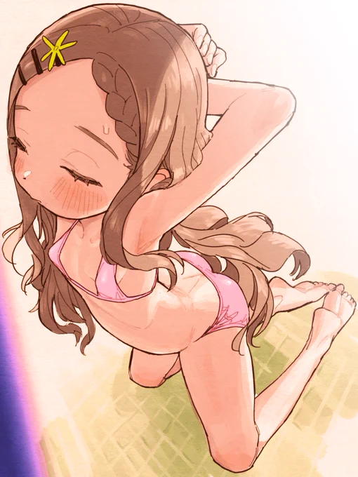 膝立ちここなちゃん #ヤマノススメ