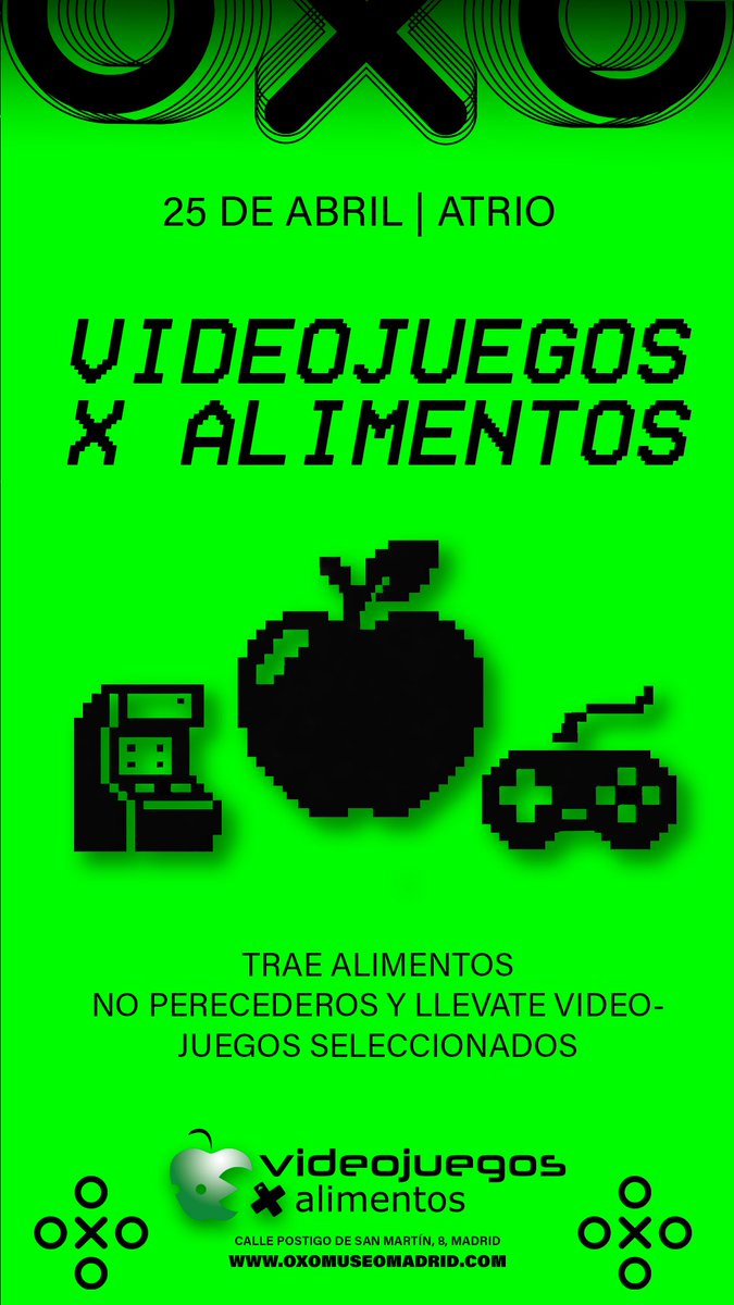 OXO Museo del Videojuego Madrid tweet media