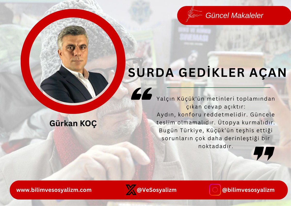 Bilim ve Sosyalizm Dergisi tweet media