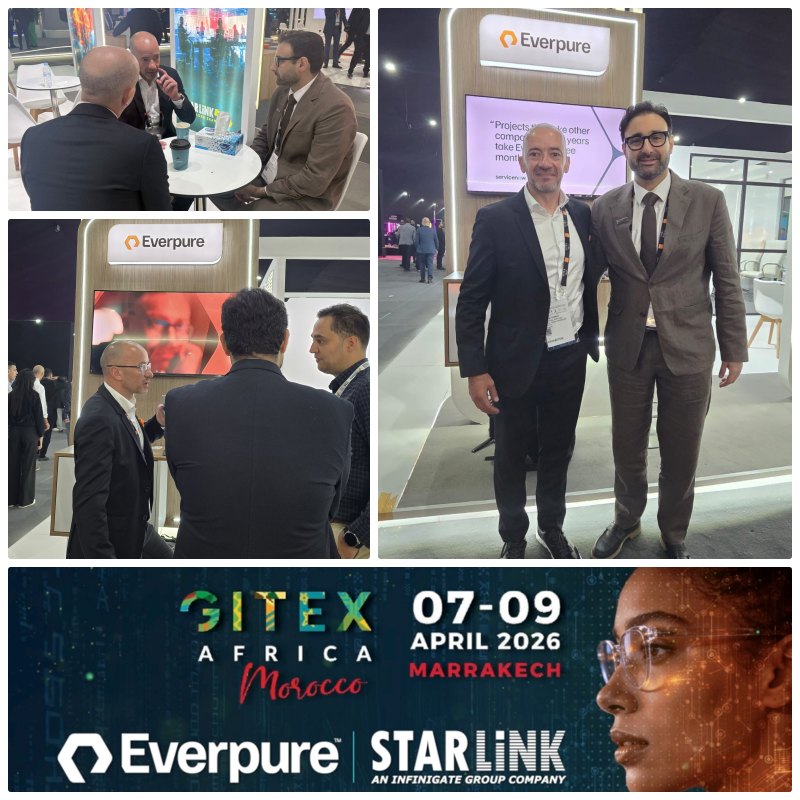 StarLinkVAD's tweet image. Join @PureStorage at GITEX AFRICA 2026 to discover how intelligent monitoring and process optimization are driving operational resilience and efficiency across industries. 

📍 Stand: 6C-40
🔗 lnkd.in/dwY9HDD3

#Everpure #SupplyChainInnovation #OperationalExcellence