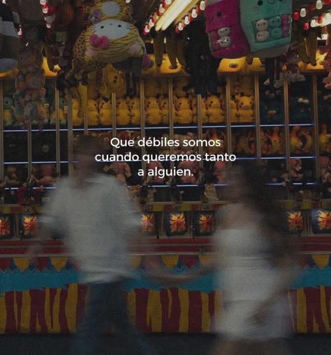Que débiles somos