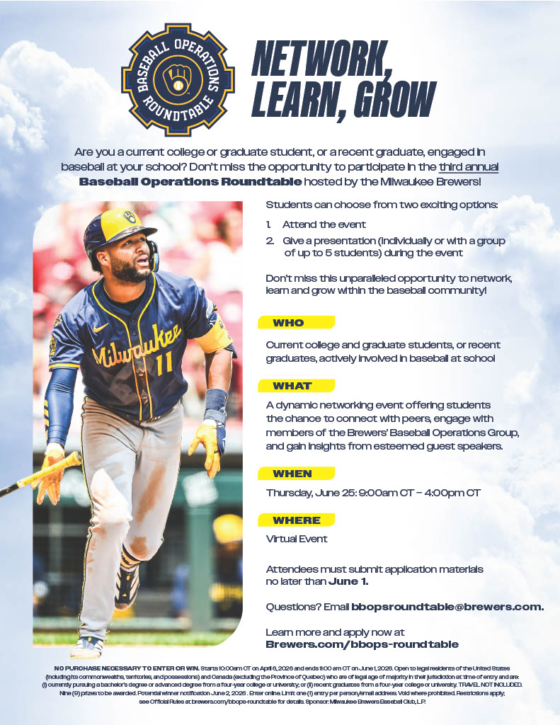 Brewers Player Development tweet media