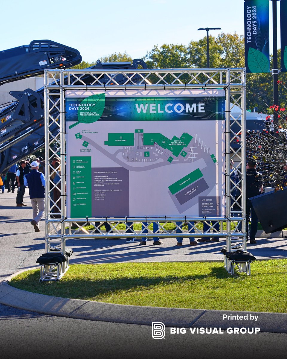 Make your next big event a breeze for guests, clear wayfinding signs keep everyone on track and spotlight your brand at every turn. 

Ready to plan smarter large-scale event signage? Visit  1l.ink/RQW63XC

#EventWayfinding #ExperientialDesign #LargeFormatPrinting