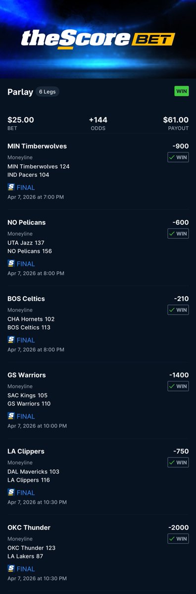 James Parlay Picks (@Jamesmoneyline) / Posts / X