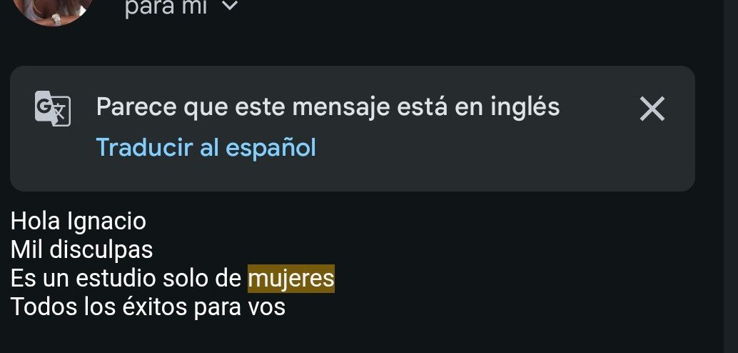 finally: el patriarcado se ha caído