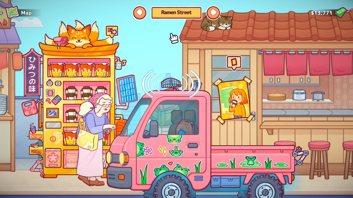 rogueducknet's tweet image. pick the right spot, stock the right items…🏪✨

every area plays differently in Vending Machine Co.

#wishlistwednesday #indiegames