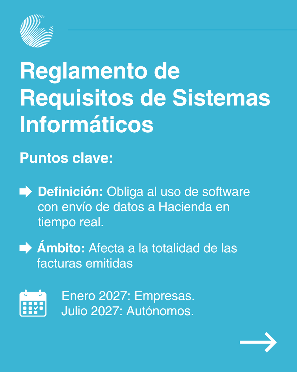 EBFconsulting's tweet photo. ¿Confundido con la factura electrónica y VeriFactu? No son lo mismo:

Factura E. (Crea y Crece): B2B. Formato XML. Obligatoria 2027-28. 

VeriFactu: Envío a Hacienda en tiempo real. Obligatorio desde 2027.

En EBF Consulting te ayudamos con ambas. 🚀

#VeriFactu #Pymes https://t.co/rOO8HUlL2y