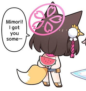 スイカ持ってるの可愛すぎる
イズナの後ろ姿本当に可愛いなぁ…