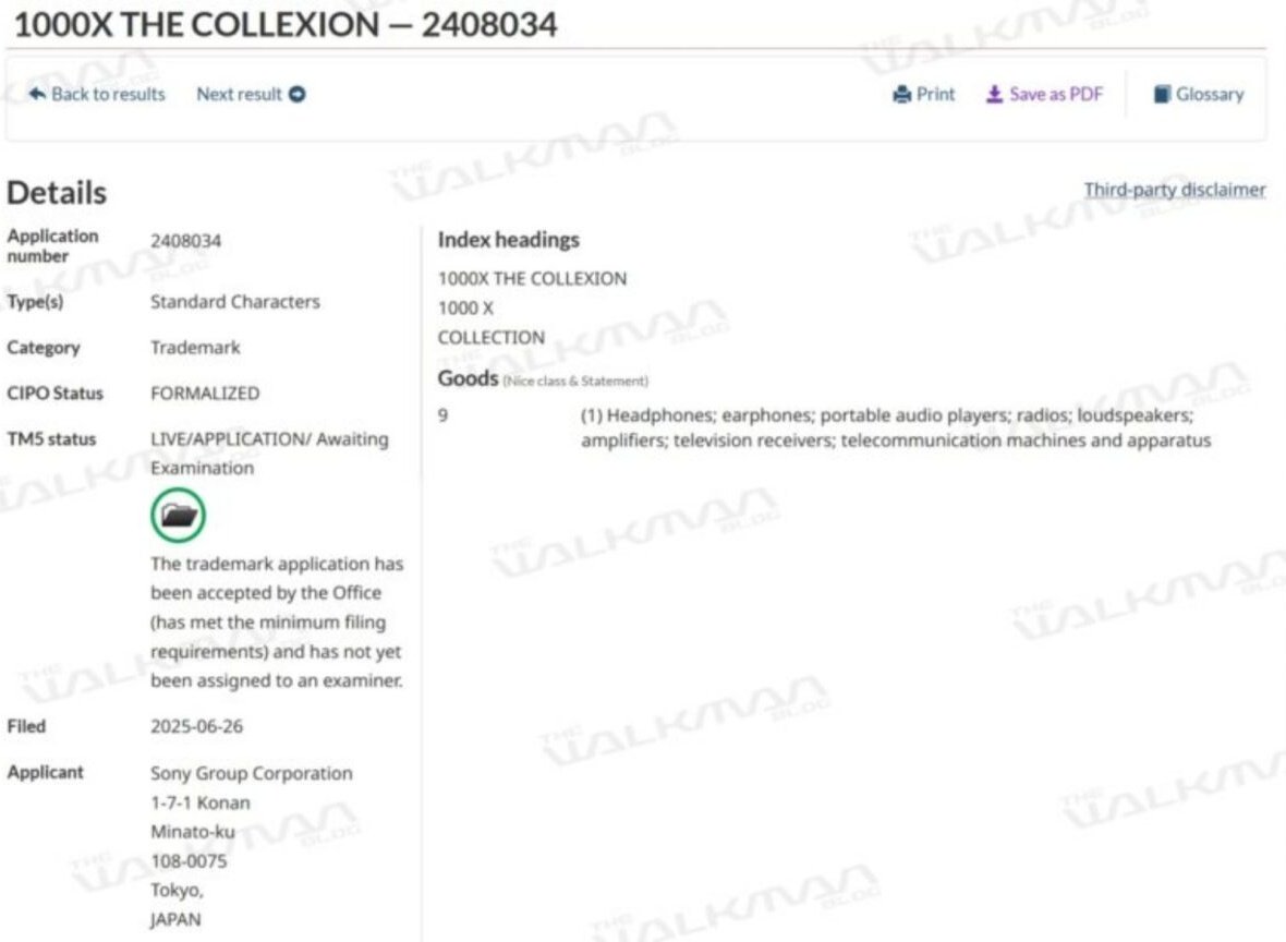 fury_mohammed's tweet image. تسريب لسماعة من Sony من الفئة الفاخرة باسم (SONY 1000X THE COLLEXION) على الأغلب فئة أعلى من Xm6 لكن غير واضح وش نقاط تميزها عن Xm6

حسب التسريبات حتى الآن:
- بتتوفر بلون واحد (أسود)
- بسعر 629€
- موعد الإطلاق 19may