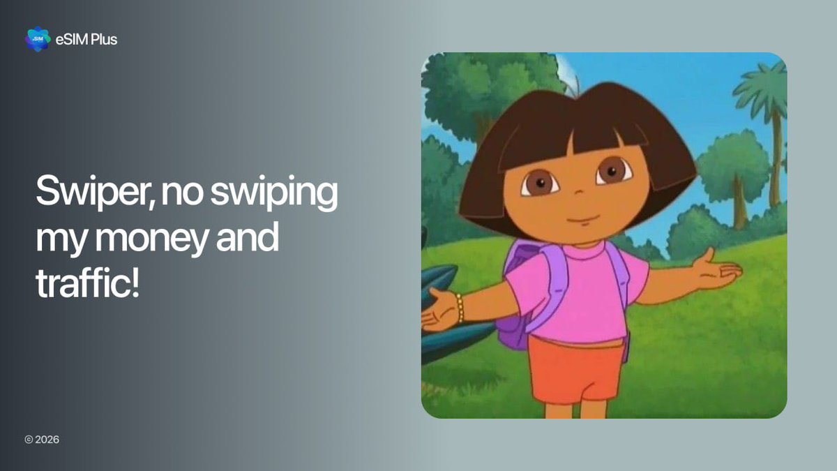esim_plus's tweet image. 🍸 Who’s stealing your cocktail budget? Roaming.

Help Dora save the bank, download eSIM Plus.

#travel #travelmemes #meme #relatable #internetproblems