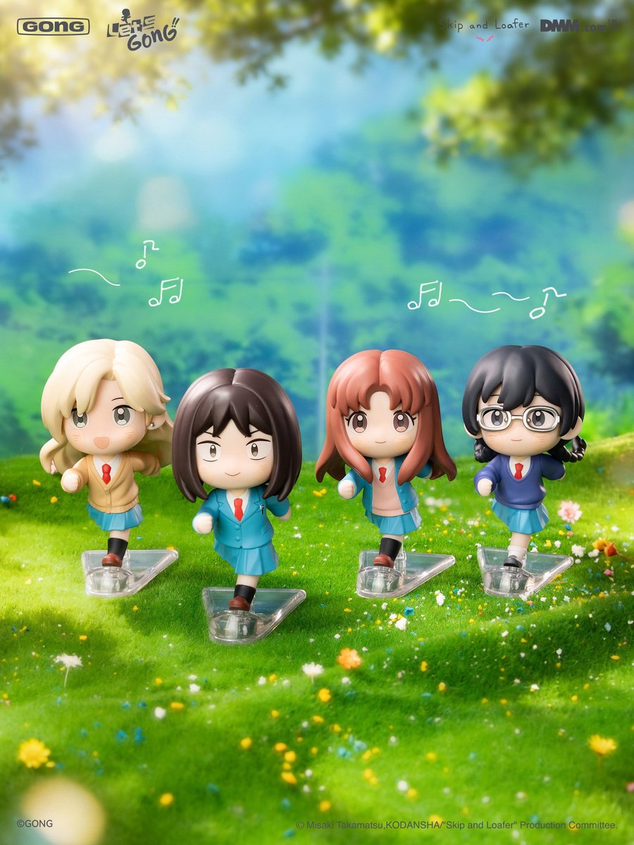 xTanukigamesx's tweet photo. La compañía Gong presenta los prototipos terminados de las figuras de la línea Let’s GONG que le dedica a los personajes de "Skip to Loafer".
#collectibles #figure #figuras #skiptoloafer https://t.co/9SZbUTozNu