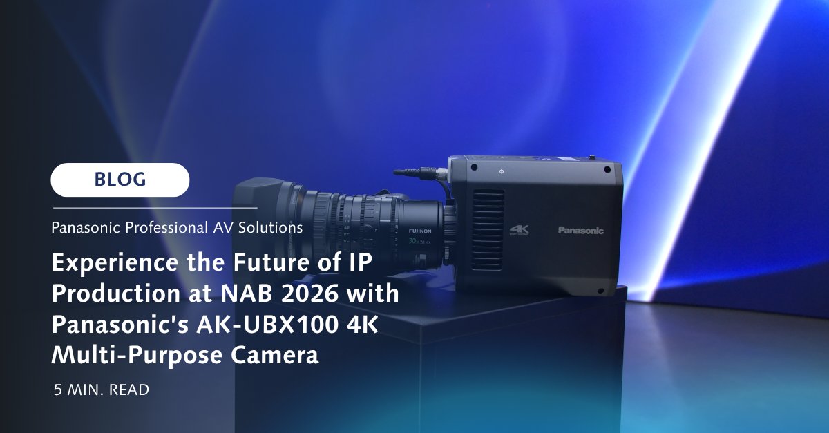 Panasonic Pro AV North America tweet media