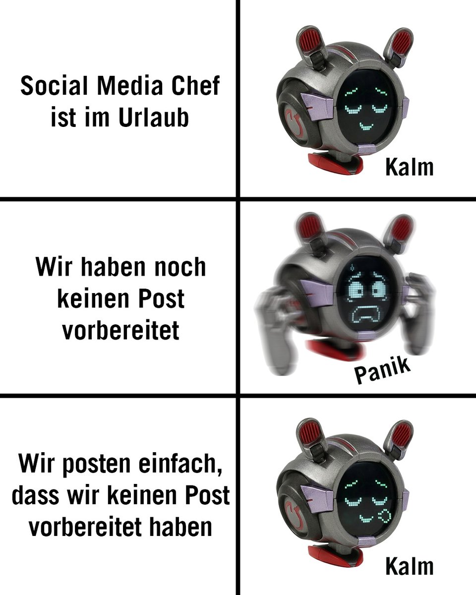 asusrogde's tweet photo. Kp, was wir posten sollen. 🥶 Gebt mal auf süß ein paar Tipps. 👇
#ASUSROG #SocialMediaTeam #OutOfOffice #PanicMode #Meme https://t.co/ihCrPMu6vj