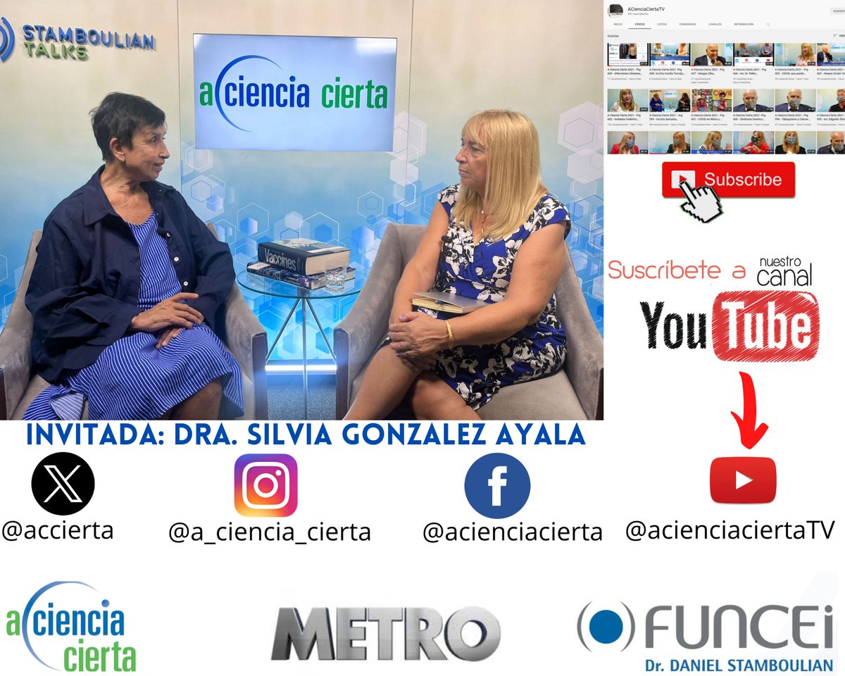 ACCierta's tweet photo. Hoy  16.30 x Metro. Invitada Dra Silvia Gonzalez Ayala. Por que cada vez menos gente se vacuna? hablamos sobre vacunas en la embarazada, calendario nacional y las vacunas para el ingreso escolar. Todo esto y mucho mas por canal 8 de cablevision y 511 de telecentro https://t.co/SV9GLwEUjR