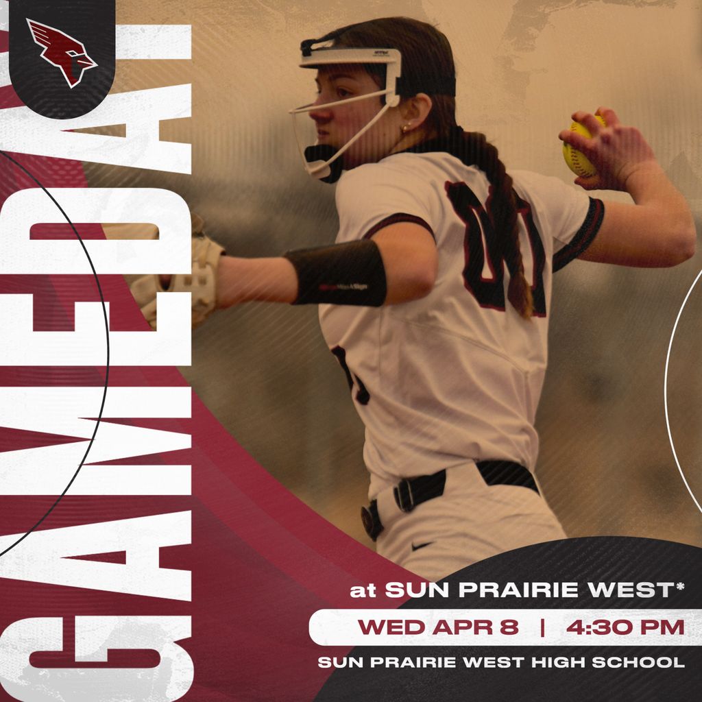 ❗ GAME DAY ❗

Third time’s a charm...? Today marks our THIRD attempt at this matchup, so fingers crossed Mother Nature actually cooperates this time. 😅 

🆚 SUN PRAIRIE WEST
🕟️ 4:30 PM
📍 Sun Prairie West High School
📊 buff.ly/eVYJ7QH 

#GoCards | #WeFly