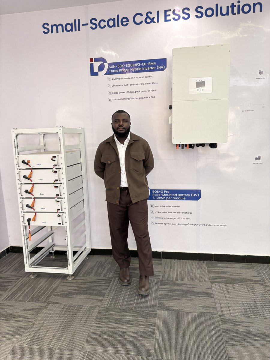 bafem_'s tweet image. Earlier this morning I was at the DEYE Nigeria showroom. 

But I didn't just go there to look around,I went there to bring the best back to you.

I am excited to announce that BAFEM SOLAR @bafemSOLAR, @KommercialSolar is now an official distributor of Deye Inverters and
