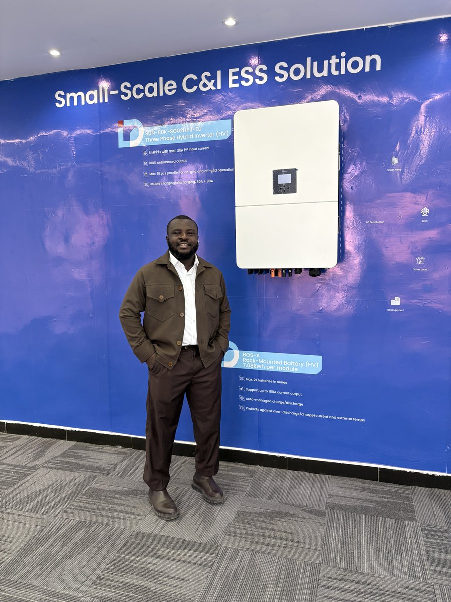 bafem_'s tweet image. Earlier this morning I was at the DEYE Nigeria showroom. 

But I didn't just go there to look around,I went there to bring the best back to you.

I am excited to announce that BAFEM SOLAR @bafemSOLAR, @KommercialSolar is now an official distributor of Deye Inverters and