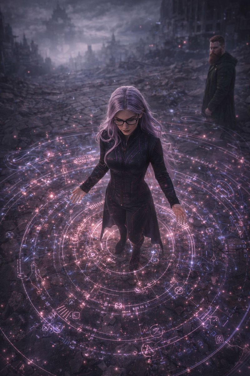 JohnHeatz's tweet image. COLOSOS DEL VACÍO — XIII

No lo aprendí.
No lo descifré.
No lo traduje.
Lo entendí.
Como si siempre hubiera estado ahí.
Esperando…a que lo recordara. 

#ColososDelVacío #Temporada2 #jhvisuals #aiart #digitalart #johnheatz #costarica