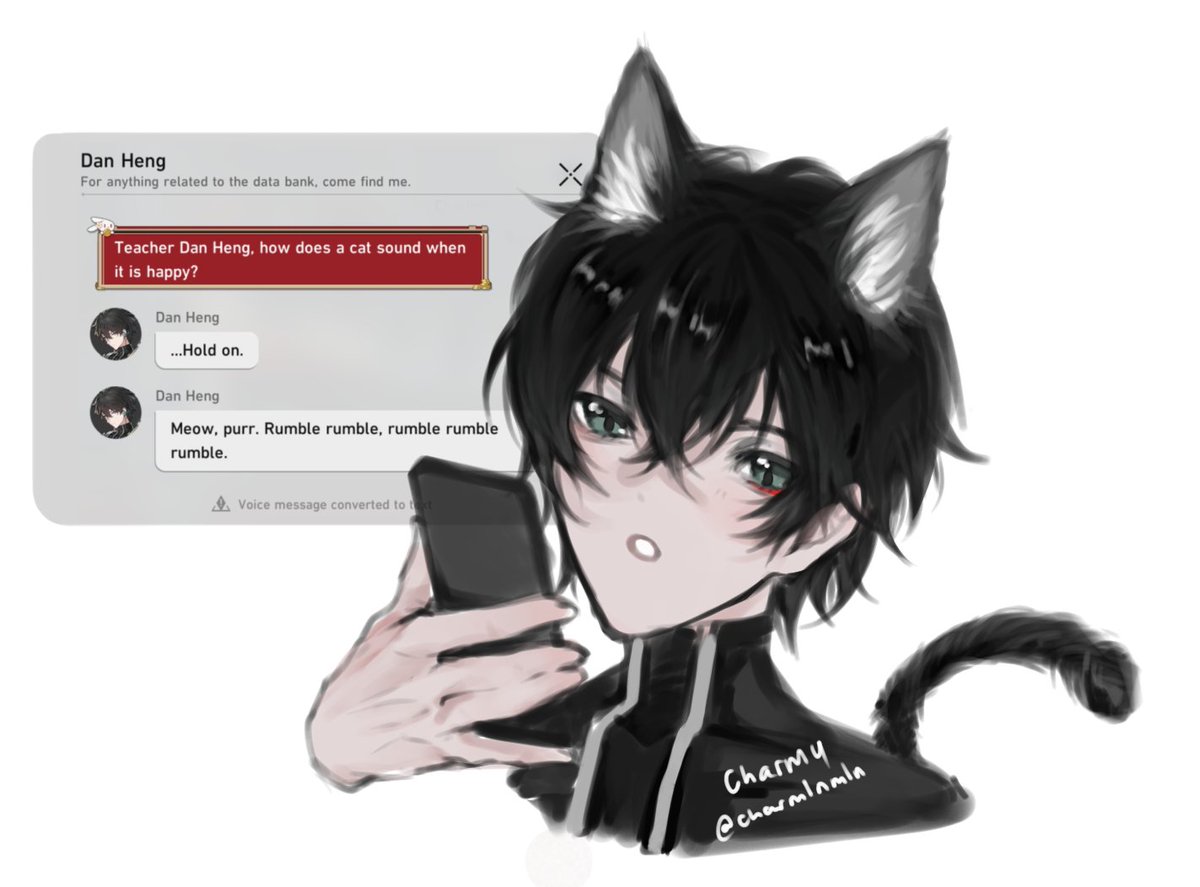 kittyheng i love love love you! #danheng #honkaistarrail