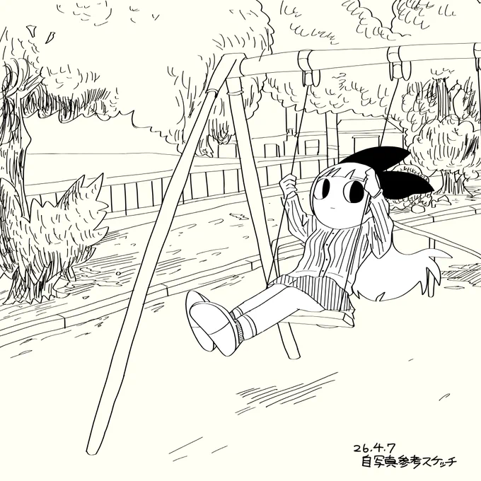 昨日今日とその時の自分が描きたい気分でスタイルを反復横跳びしている。 