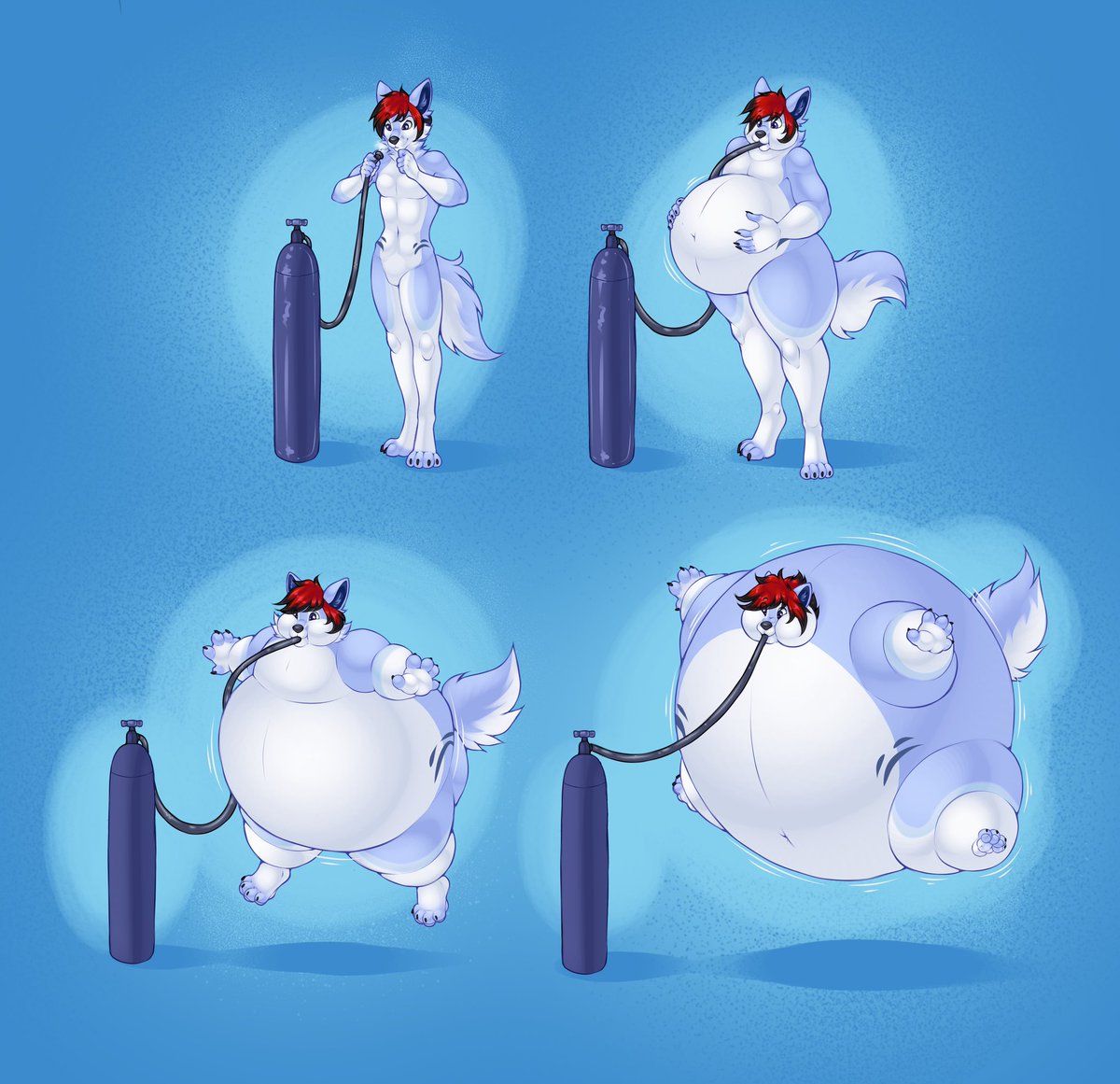 I heard you needed a balloon! Just lend me your helium tank for a minute… >:3

*inflated and floats to the ceiling*

Art by <a href="/infla_tea/">InflaTea1</a>!