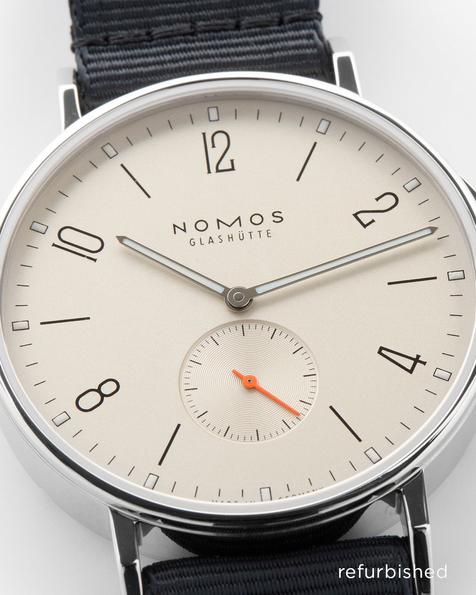 nomosglashuette's tweet image. In Rare Finds section of the #NOMOS Store you will find #watches that have been used as display pieces, but have since undergone servicing to restore them to a 'like new' condition. One example is this #Ahoi, powered by the automatic caliber DUW 5001.

nomos-glashuette.com