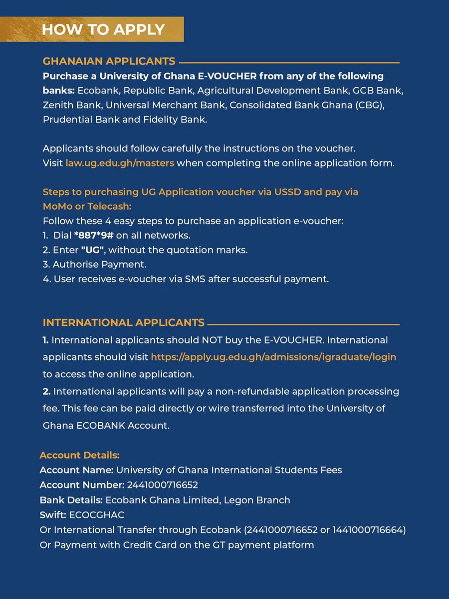 University Of Ghana School of Law tweet media