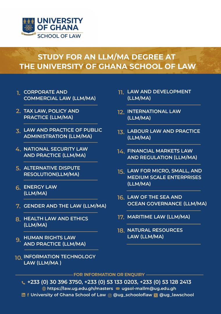 University Of Ghana School of Law tweet media