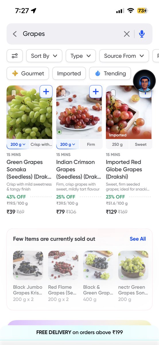 karthikhh's tweet photo. @Swiggy it’s amazing how you list a price and then randomly change the price of the item once in the cart! What an absolute scam?!! Each item you’ve shown a discount is then sold at MRP?? Worse your agent didn’t give me a bill. The price of epigamia, mango and grapes! https://t.co/msD3eWxmZm