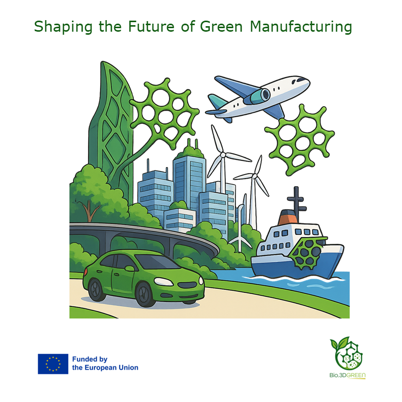 Bio3DGREEN's tweet photo. 🤔 Is This the Future of Green Manufacturing?

🌟 Yes! Bio.3DGREEN Project is paving the way for scalable, sustainable, and high-performance materials that will redefine European manufacturing!

Learn more about the project on: https://t.co/fUgAmDDSUL https://t.co/mHXuRAVOW3