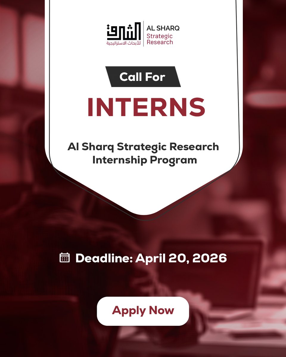 Al Sharq Strategic Research tweet media