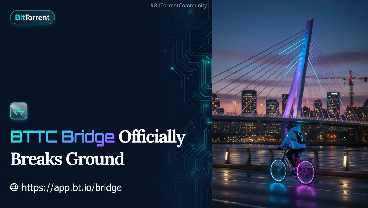 TheBTTCommunity's tweet image. 🧭 How to bridge assets with the new BitTorrent Bridge UI

New layout, fewer steps, same BTTC‑safe transfers between chains.

Step‑by‑step guide below 👇

#BitTorrent #BTTC #Bridge #BTT #Web3