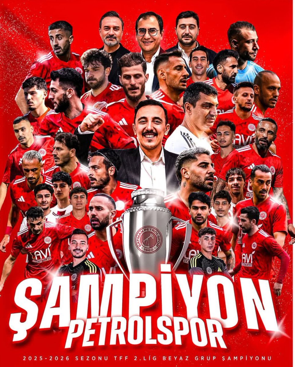 erdalkaya_1's tweet photo. şampîyon Batman Petrolspor, pîroz be 👏🏼👏🏼👏🏼 https://t.co/rBHrBWt0oA