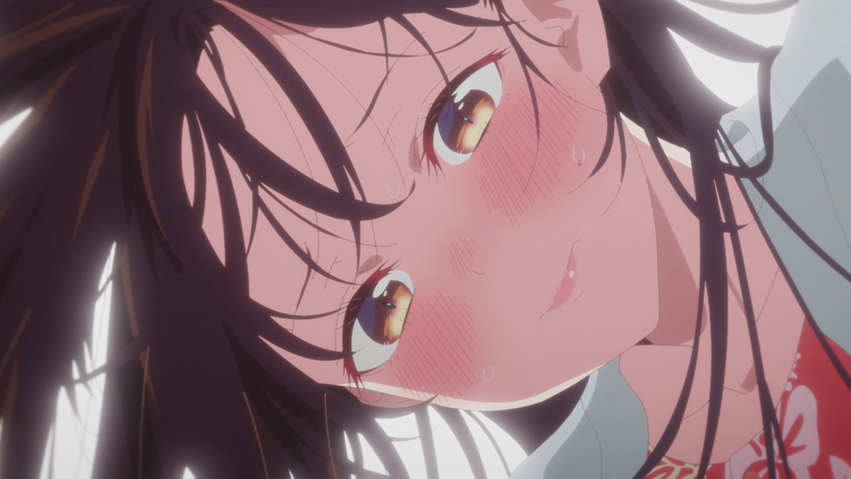 Rixi0303's tweet image. Mami's yandere eyes are back and she cooked Chizuru very hard this week too 💀

#rentagirlfriend #kanokari
#彼女お借りします