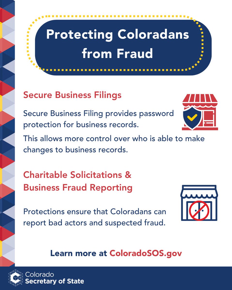 Colorado Secretary of State's Office tweet media